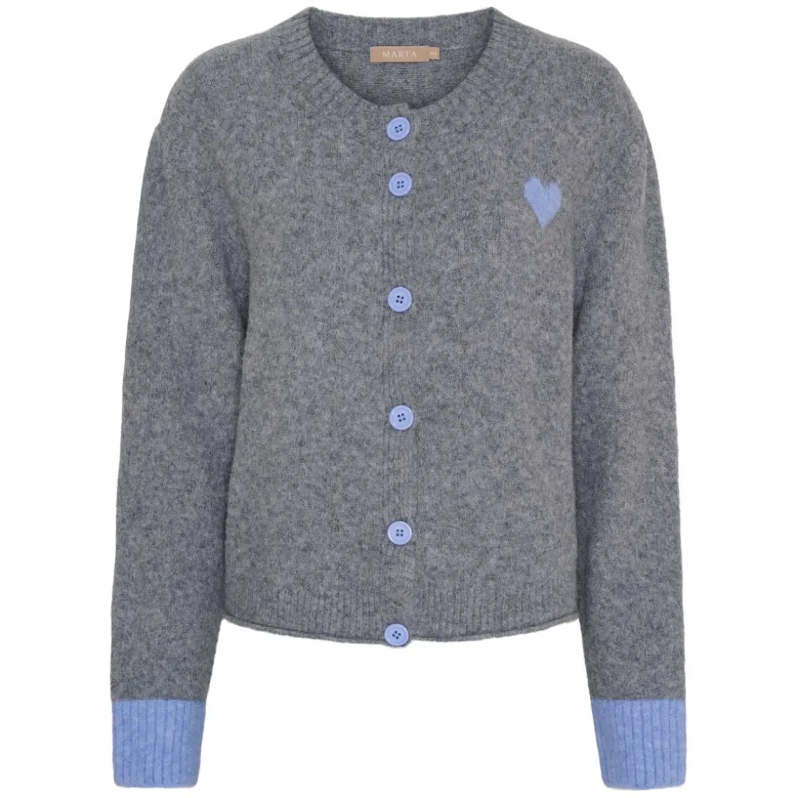 CALLA KNIT | GREY/BLUE