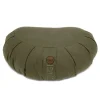 CALM CRESCENT MEDITATION CUSHION | DARK OLIVE