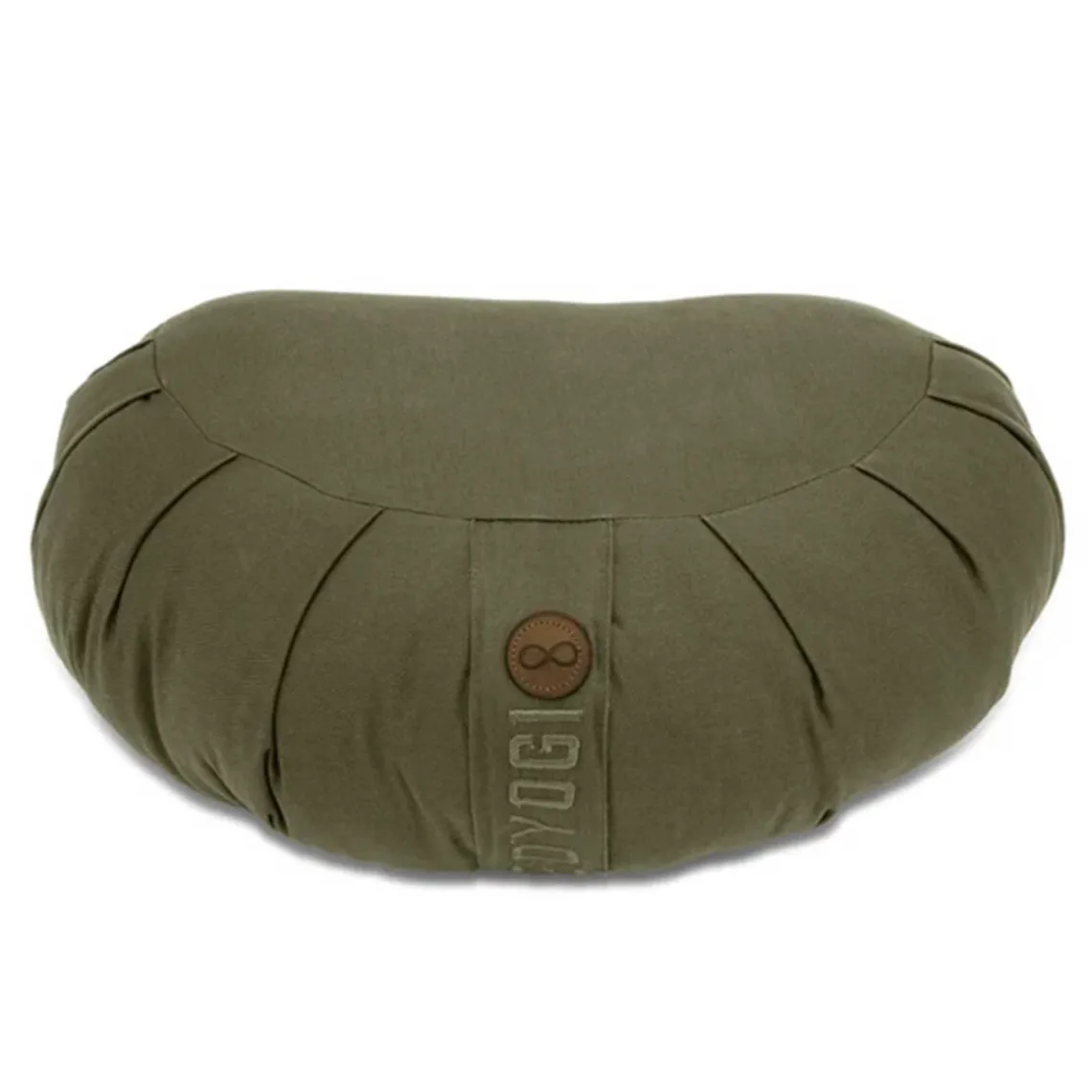 CALM CRESCENT MEDITATION CUSHION | DARK OLIVE