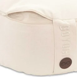 CALM ORGANIC COTTON ROUND MEDITATION CUSHION | NATURAL