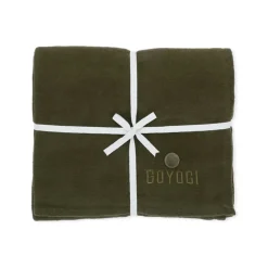CALM ORGANIC COTTON YOGA BLANKET | DARK OLIVE