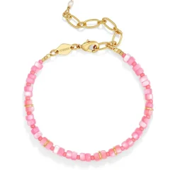 CALYPSO ARMBÅND - FLAMINGO PINK | FORGYLDT