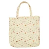 CANVAS TOTEBAG - ROSES & SHELLS