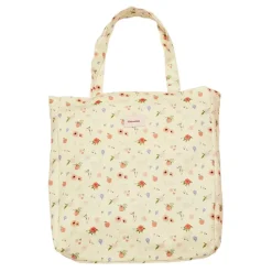 CANVAS TOTEBAG - ROSES & SHELLS