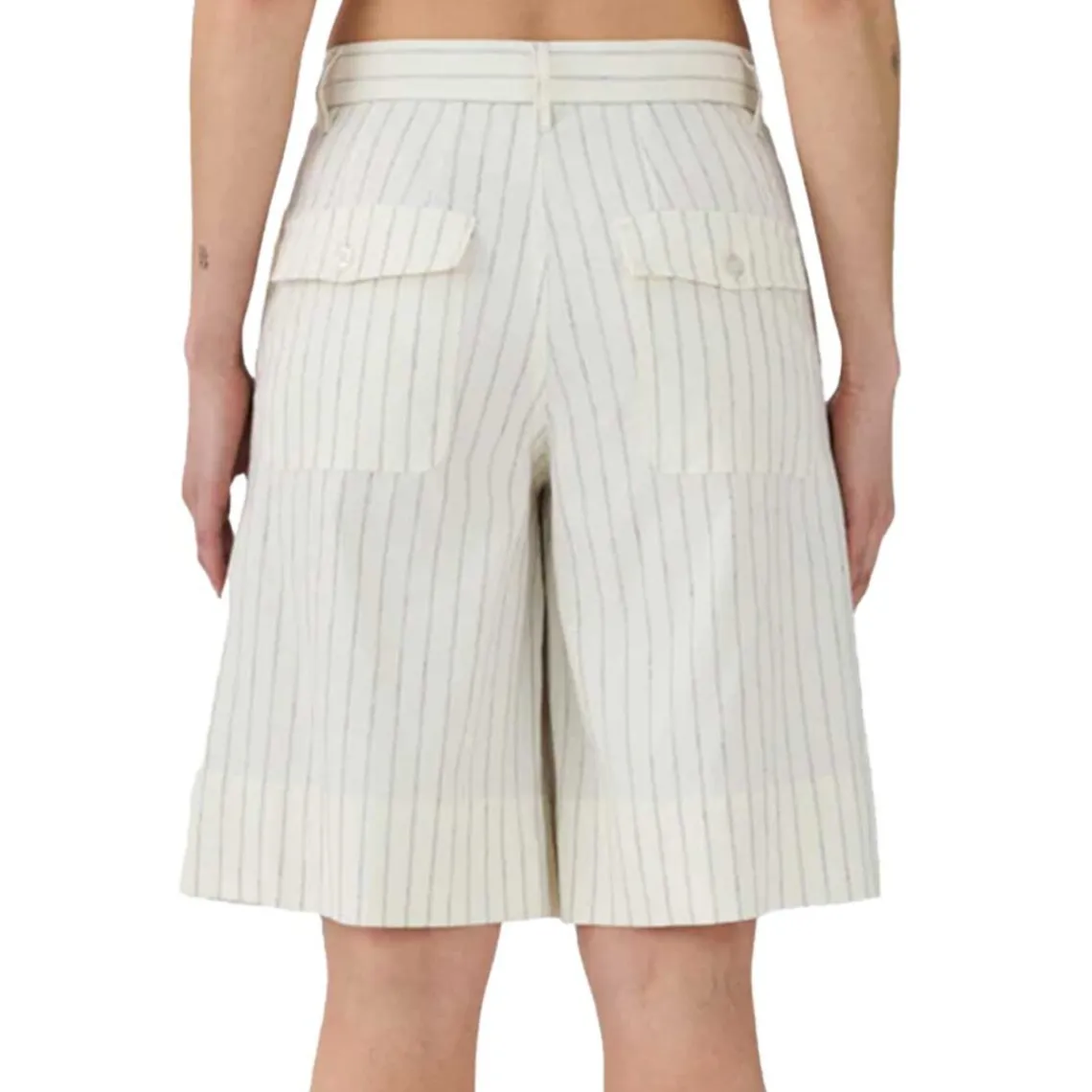 CARINA FRENCH SHORTS | ECRU