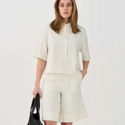 CARINA FRENCH SHORTS | ECRU