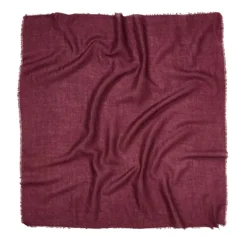 CASHMA SMALL SCARF | BURGUNDY