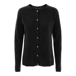 CASHMERE CARDIGAN | DARK GREY