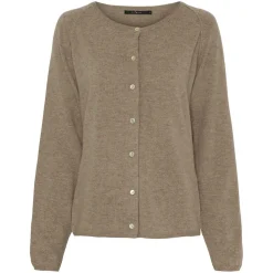 CASHMERE CARDIGAN | TAUPE
