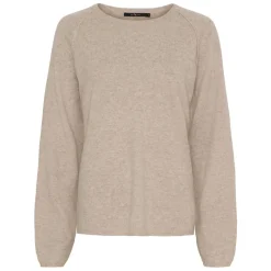 CASHMERE PULLOVER | CREAM MELANGE