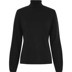 CASHMERE TURTLENECK STRIK | BLACK