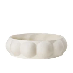 CERAMIC BALLOON TRAY 07 | RAW WHITE