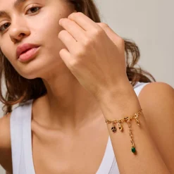 CHARM - FORGYLDT | ELEANOR/PETROL GREEN