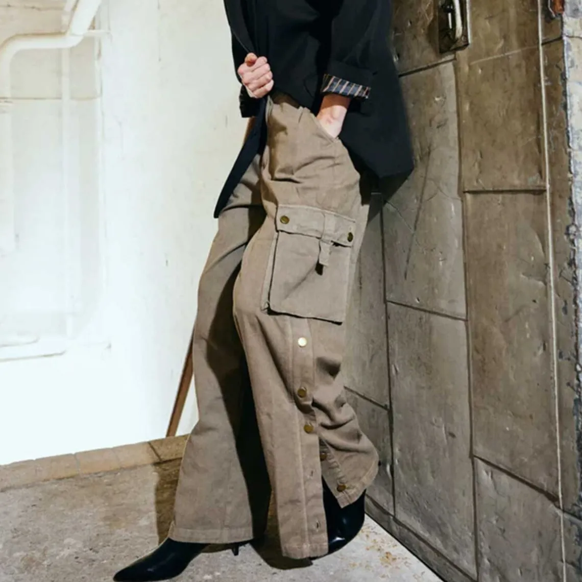 CHLOE CARGO BUKSER | SAND/BRUN