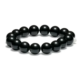 CHUNKY STRECH ARMBÅND | BLACK ONYX