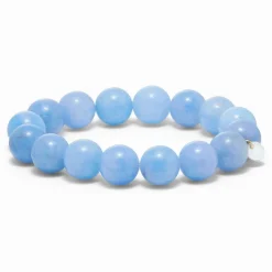 CHUNKY STRETCH ARMBÅND | AQUAMARIN