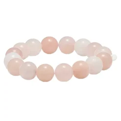 CHUNKY STRETCH ARMBÅND | ROSA JADE