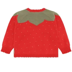 CILJA STRAWBERRY CARDIGAN | POPPIES