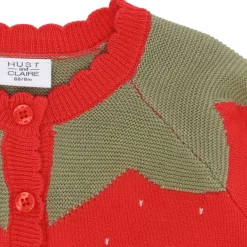 CILJA STRAWBERRY CARDIGAN | POPPIES