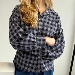 COCO CHECK SHIRT | BLUE CHECK