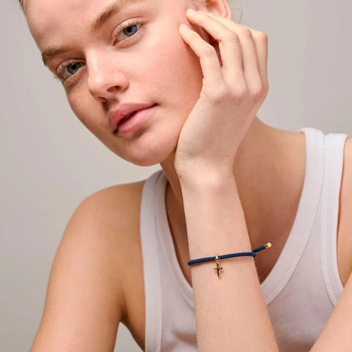 COLOR CORD ARMBÅND | NIGHT BLUE