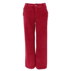 CORA BOX FLØJLSBUKSER | WINE