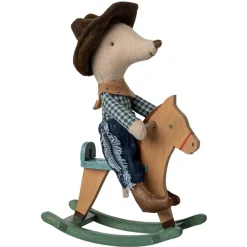 COWBOYMUS PÅ GYNGEHEST - LILLEBROR