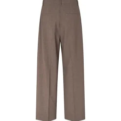 DAKOTA TROUSERS | MID BROWN MELANGE