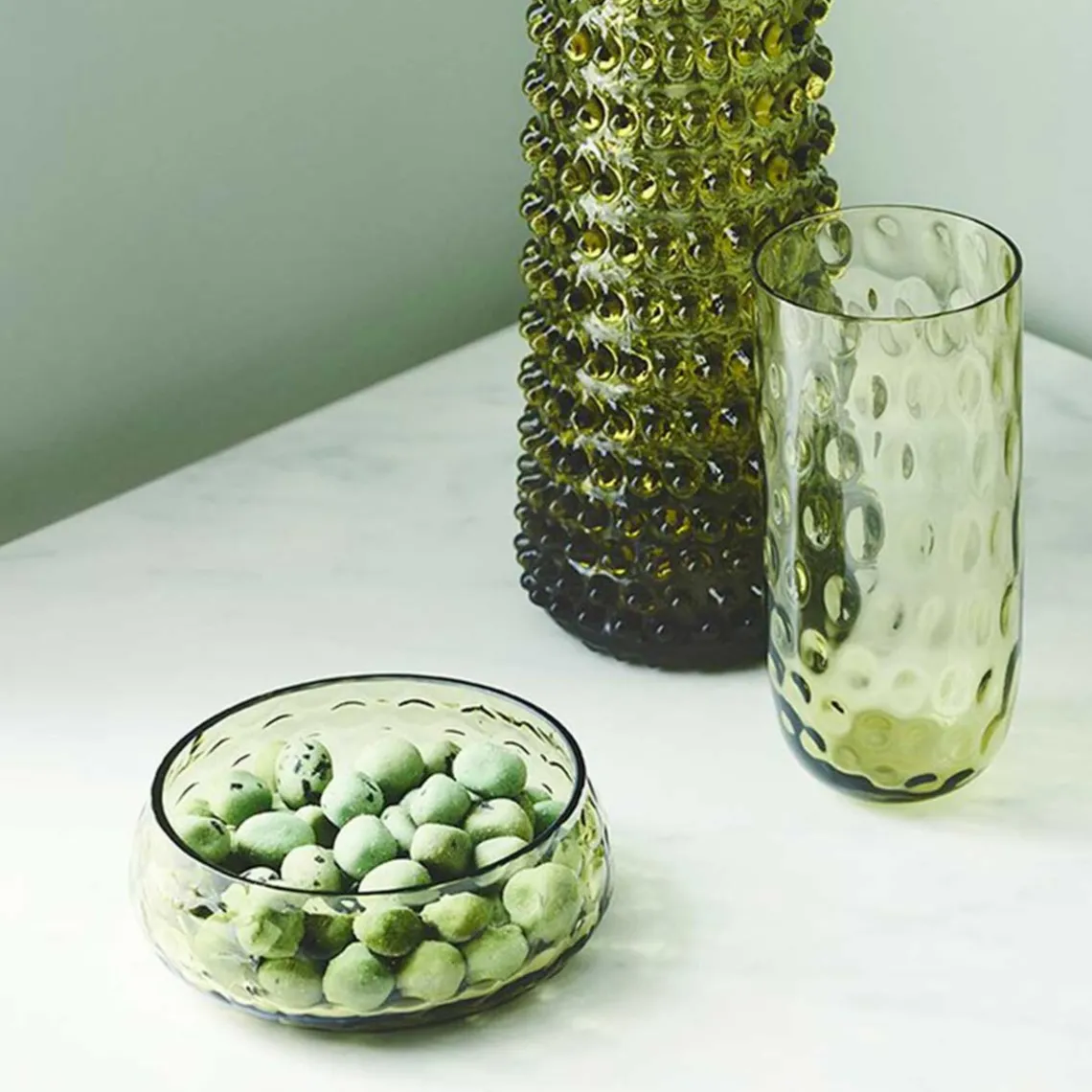 DANISH SUMMER BOWL MEDIUM 17,2 CM | OLIVE GREEN