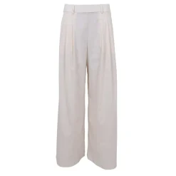 DAVINA WIDELEG BUKSER | CREAM