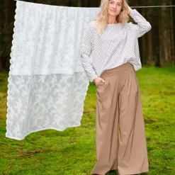 DAVINA WIDELEG BUKSER | KHAKI