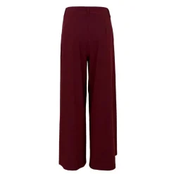 DAVINA WIDELEG BUKSER | PLUM