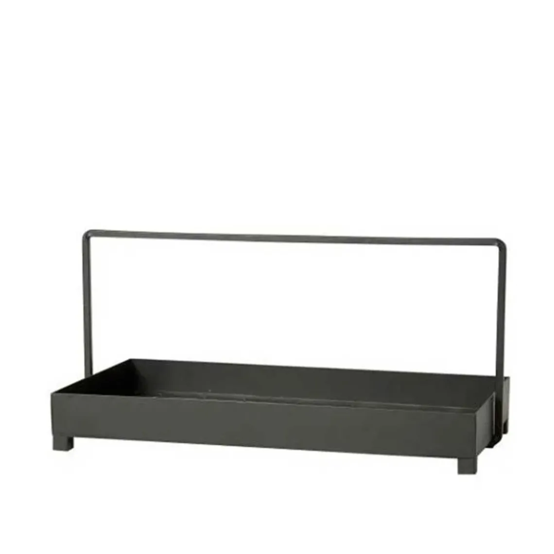 DEKOBAKKE M/HANK 42X20X19 CM | MAT SORT