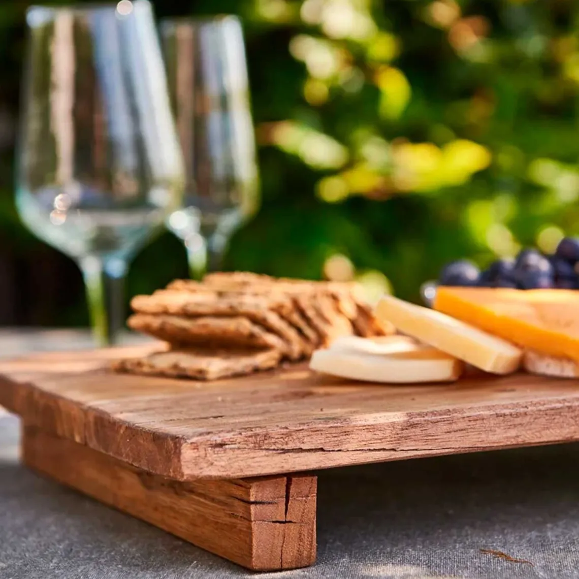 DEKORATIONSFAD I TRÆ 60X29X5 CM