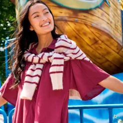 DELL STRIBET CARDIGAN | WINE