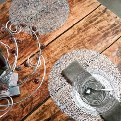 DÆKKESERVIET Ø38CM SILVER