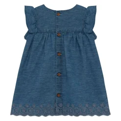 DRESS SS CHAMBRAY | FADED DENIM