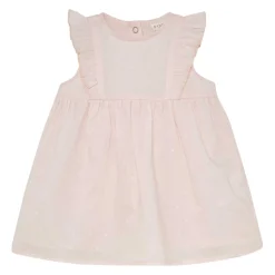 DRESS SS WOVEN | SOFT PINK