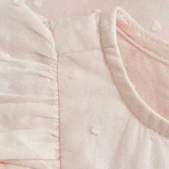 DRESS SS WOVEN | SOFT PINK