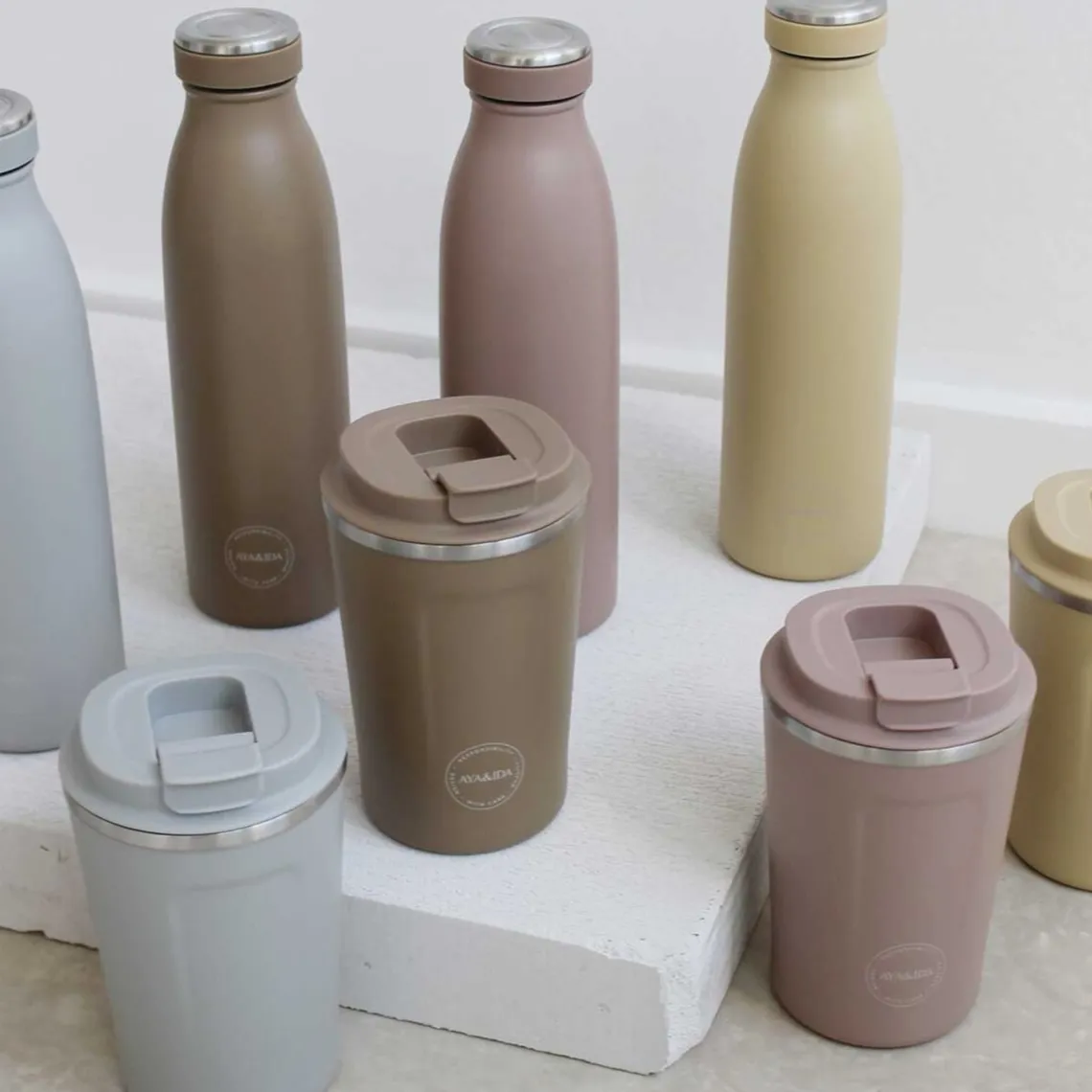 DRIKKEFLASKE 500 ML | DUSTY ROSE