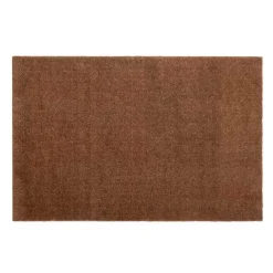 DØRMÅTTE ENSFARVET 60X90 CM | COGNAC