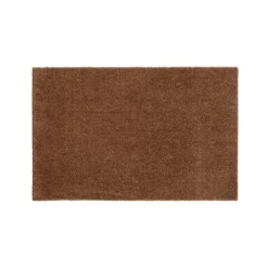 DØRMÅTTE ENSFARVET 40X60 CM | COGNAC