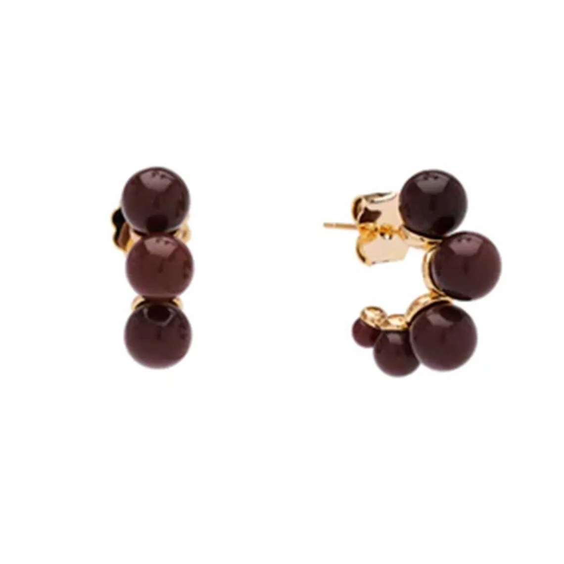 ELECTRA STUDS | FG/ESPRESSO