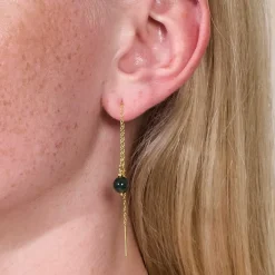 ELLA ØRERINGE | GRØN JADE