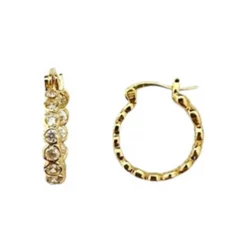 ELVA CRYSTAL HOOPS | FG/CLEAR