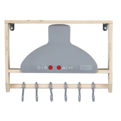 EMHÆTTE M/LYS OG LYD