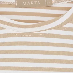 ENRICA TEE | BEIGE STRIPE