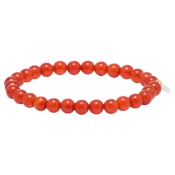 ESSENTIAL STRETCH ARMBÅND | RØD JADE