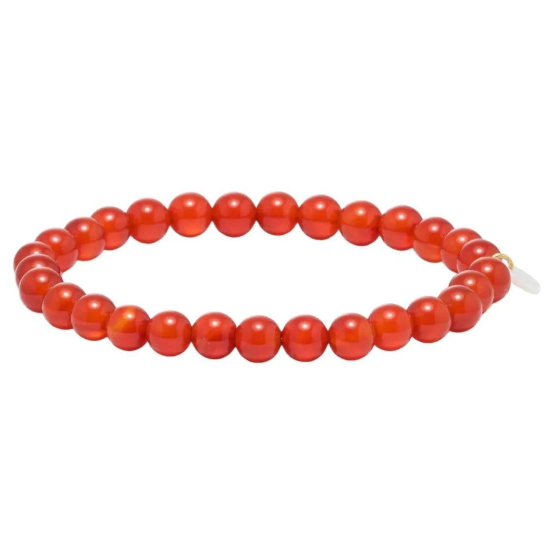 ESSENTIAL STRETCH ARMBÅND | RØD JADE