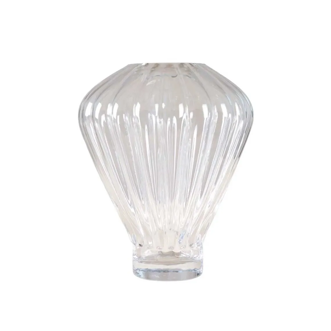 EVELYN MEDIUM VASE 27 CM | CLEAR